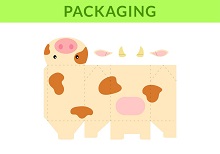 çocuklar için hazır hayvan model maketi şablonu, paper craft model animals